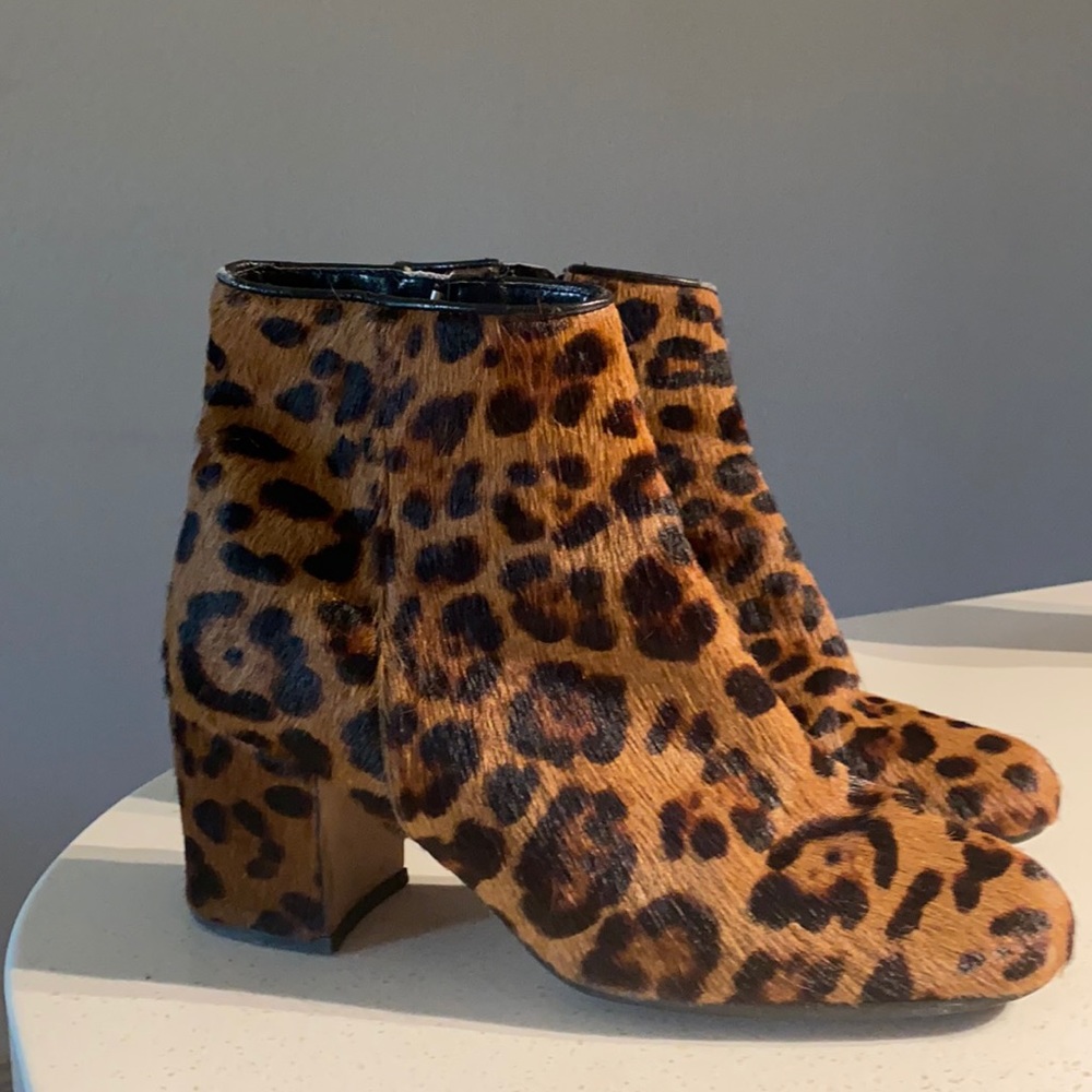 Cheetah booties